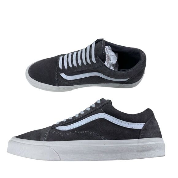 VANS HEIQ Eco-Dry Low-Top Gray Suede Unisex Lace-Up Sneakers 11.5(M) 13(W) - Picture 8 of 9